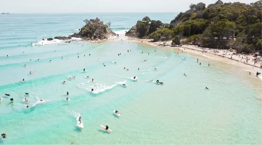 Byron Bay Beach in NSW Byron Bay Beach in NSW