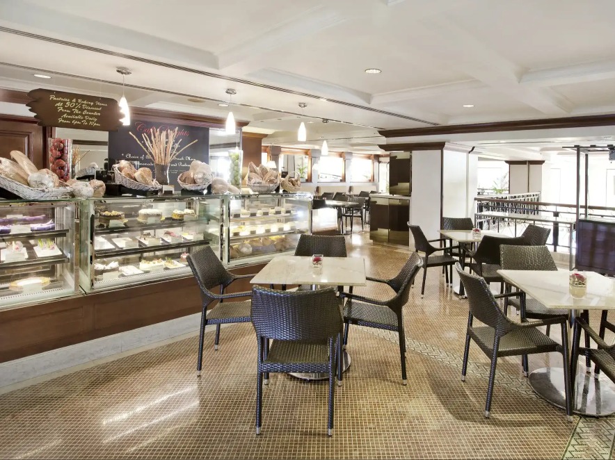 Bakery items in the Cafe Aroma, at Dorsett Grand Subang.