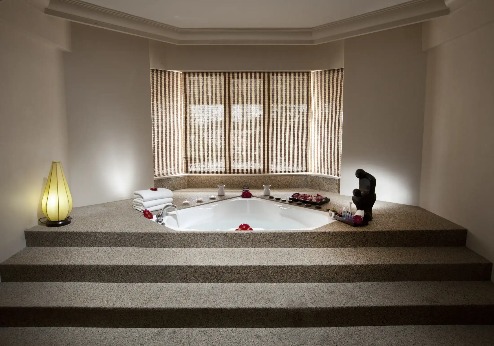 Relaxing spa treatment room at Dorsett Grand Subang.