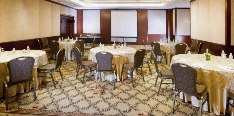 Banquet seating in Melati meeting rooms at Dorsett Grand Subang.