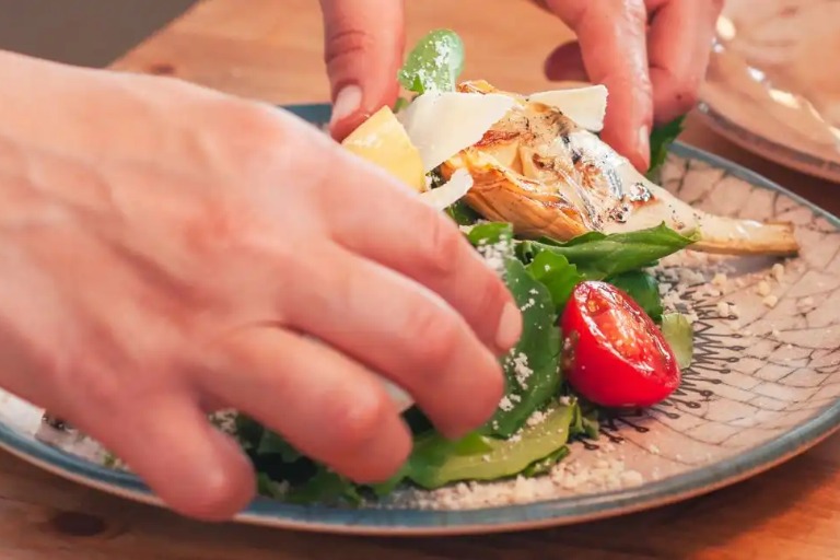 Food presentation at Dorsett Hartamas Kuala Lumpur.