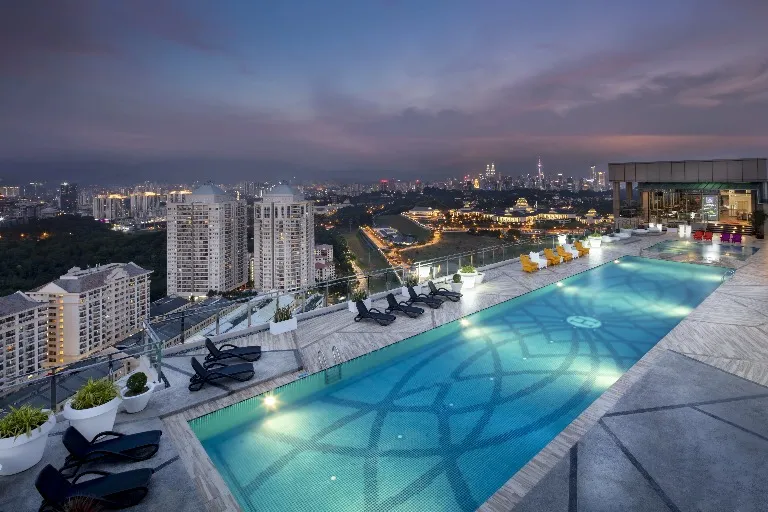 Dorsett Hartamas Kuala Lumpur swimming pool.