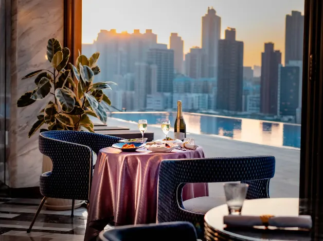 A Sky High Valentine's Day Celebration at Jin Bo Law Skybar