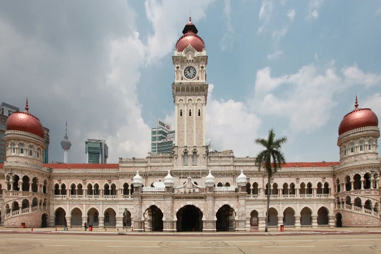 Exterior of Sultan Abdul Samad Building Kuala Lumpur.  