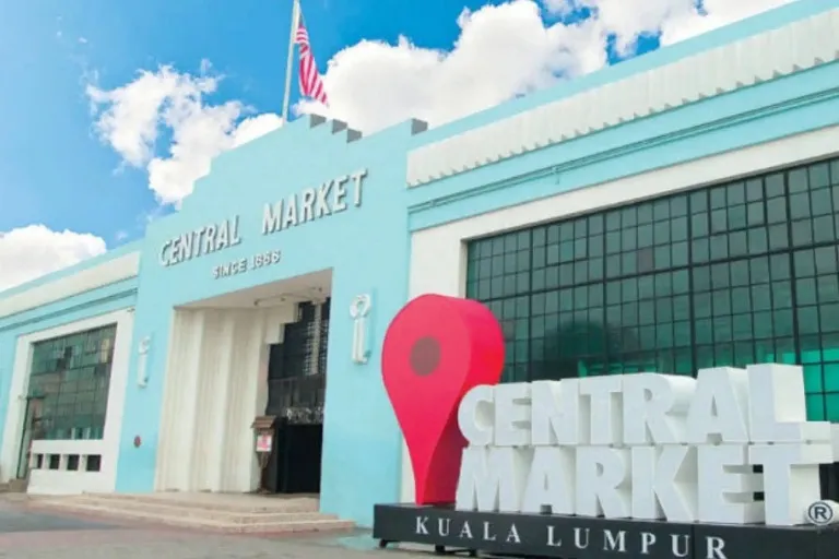 Central Market in Kuala Lumpur.