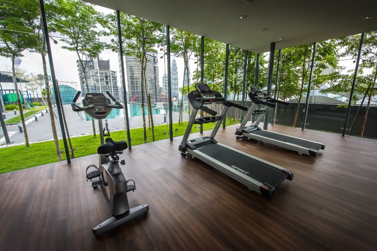 Cardio Machines in the Dorsett Kuala Lumpur Gymnasium.