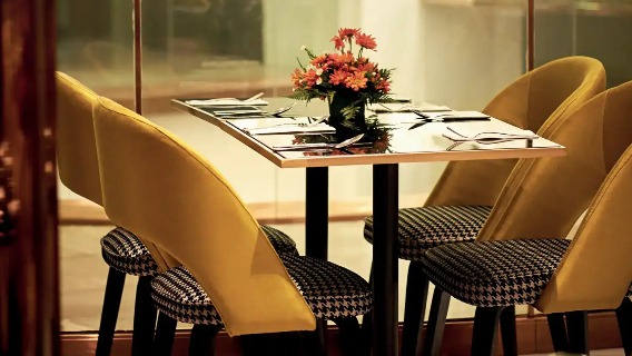 Table for four at the Dorsett Kuala Lumpur.