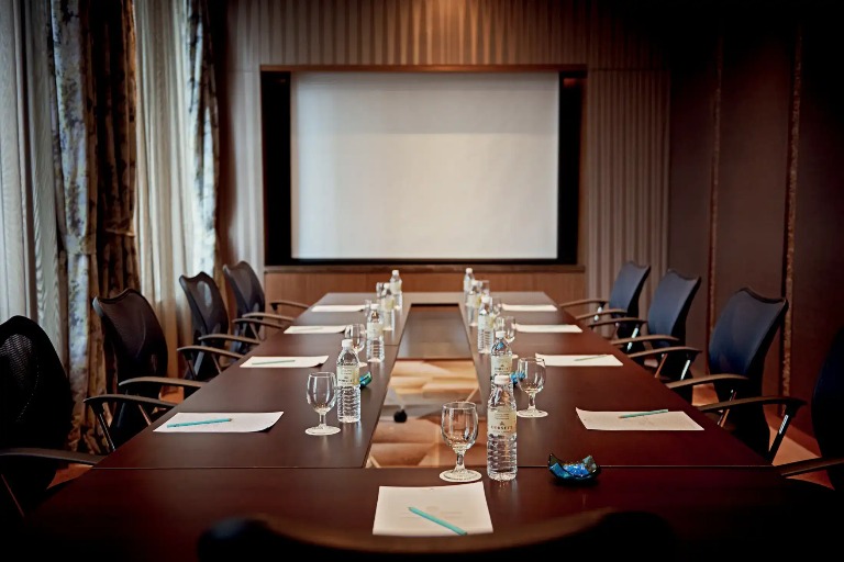 Boardroom at Dorsett Kuala Lumpur with executive chairs.