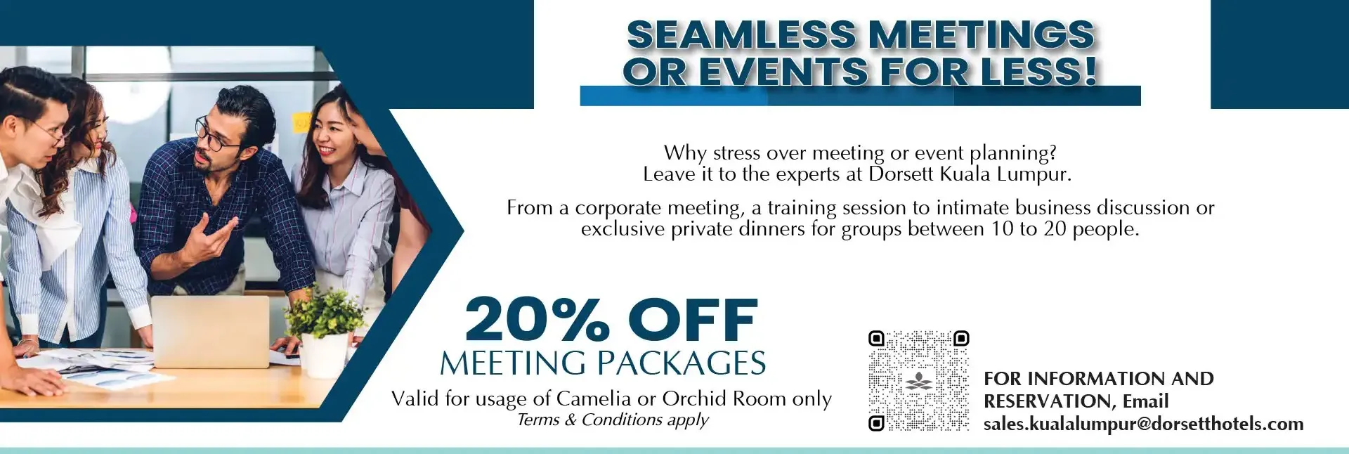 20% off Meeting Packages