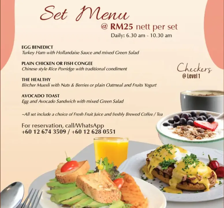 Breakfast Set Menu