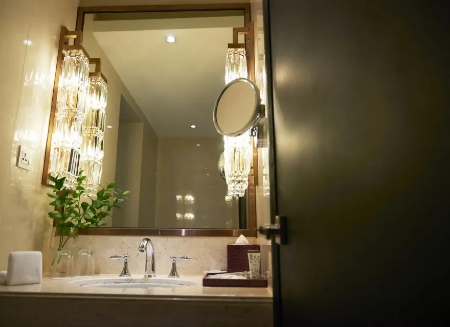 Vanity mirror in the Dorsett Kuala Lumpur Executive Suite Bathroom.