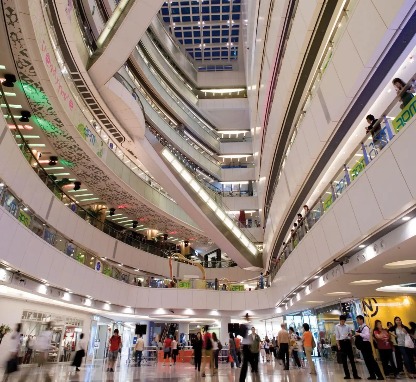 APM shopping mall in Kwun Tong Hong Kong.