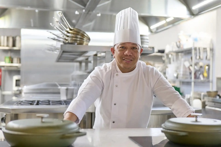 Dorsett Melbourne chef in a kitchen setting