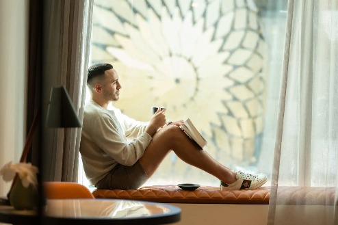 Window nook at Dorsett Melbourne