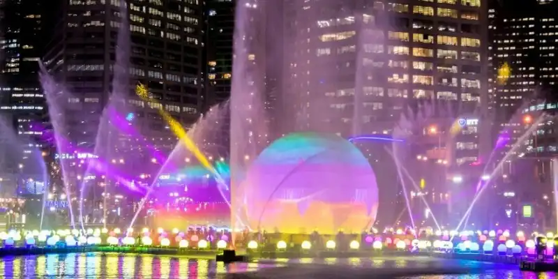 Christmas River Show in Melbourne’s Southbank