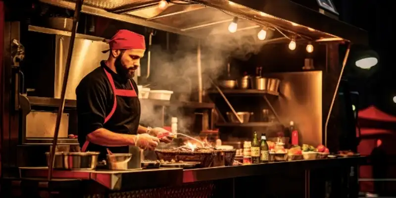 Chef at the St Albans Twilight Market Chef at the St Albans Twilight Market