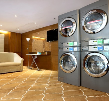 Self-laundry and ironing facility at Dorsett Mongkok