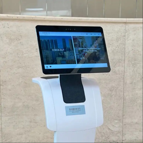 Service Robot at Dorsett Mongkok Hotel