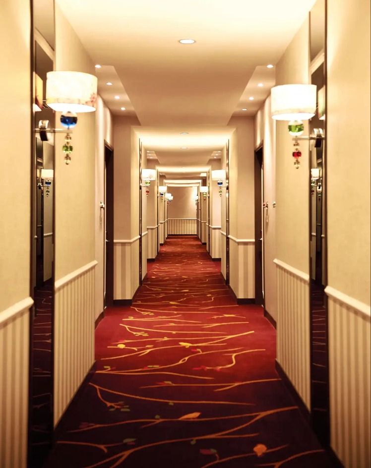 Hotel corridor at Dorsett Putrajaya Hotel.