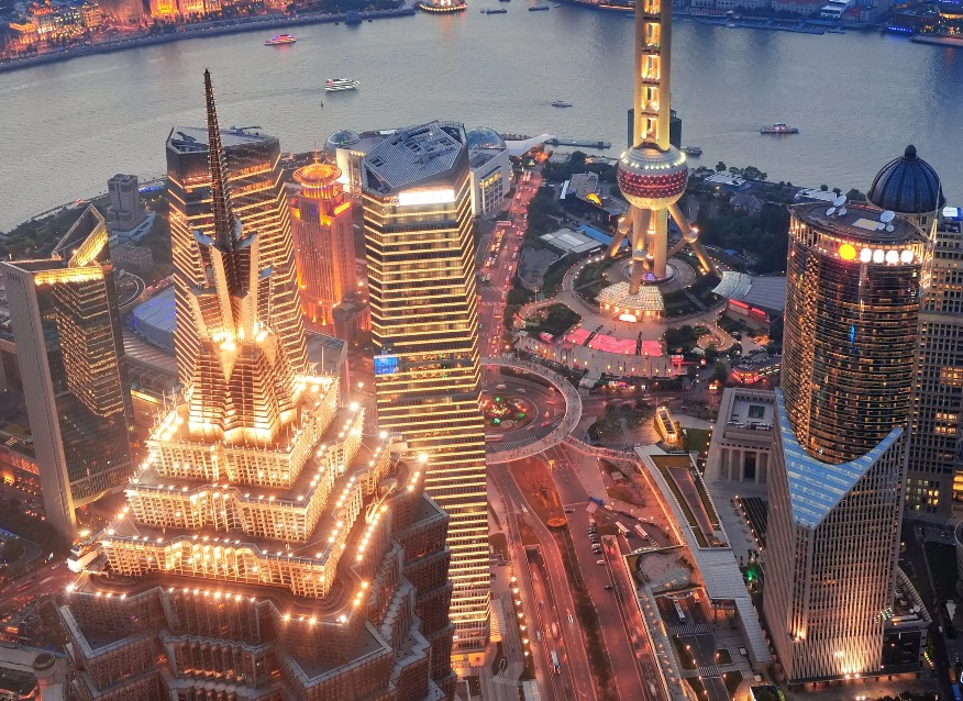 Kuala Lumpur cityscape with vibrant lights.