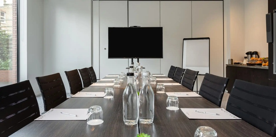 Conference table for 12 at Albatross meeting venue in Shepherds Bush.