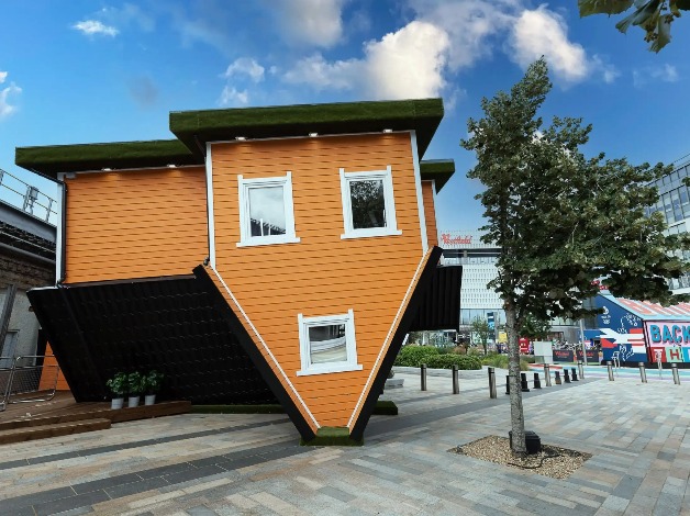 The Upside Down House at Westfield White City