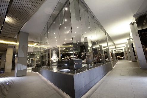 Lobby area of Dorsett Singapore Hotel in Chinatown Tanjong Pagar.