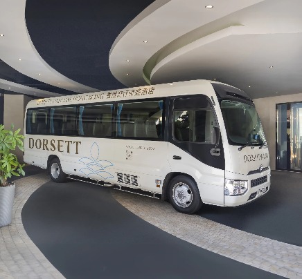 Free shuttle bus at Dorsett Wanchai Hong Kong