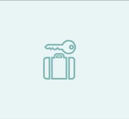 Baggage storage icon