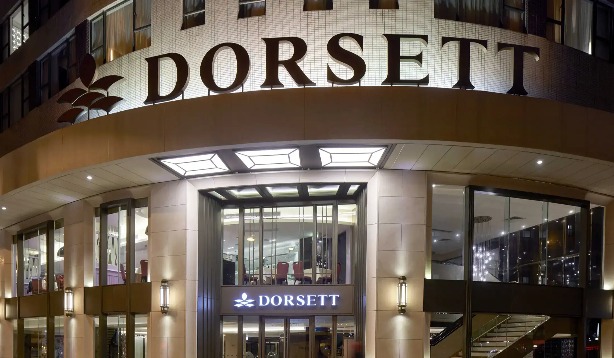 Exterior night view of Dorsett Wanchai Hong Kong Hotel