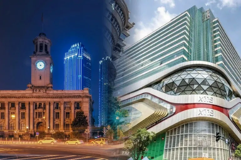 A composite of top attractions in Wuhan and Dorsett Wuhan.